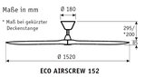 CasaFan Eco Airscrew 315240 plafondventilator 152 cm_