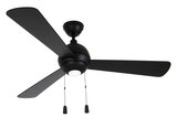 productfoto van de Beacon Bordono zwart plafondventilator 122 cm
