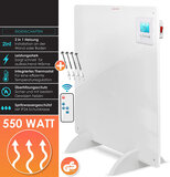 ZAAK. Kess Digital 550 Watt infraroodpaneel kachel - vrijstaand of wandmontage