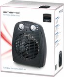 Emerio FH-106737.2 ventilatorkachel - Zwart - 2000 Watt - 60 m3