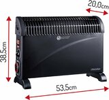 Mesko Warmsafe Turbo + Timer 2000W convectorkachel - 3 standen