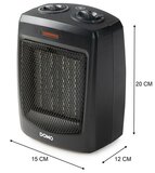 Domo DO7329H keramische ventilatorkachel - 1500 Watt - 40 m3