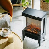 Adler AD 7755 elektrische sfeerhaard met afstandsbediening 1000/2000W - 75m3