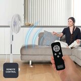 Black+Decker B0F99TBZ14 statiefventilator 40 cm - DC-motor - 30 Watt