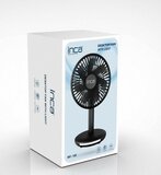 Inca IMF-16B oplaadbare tafelventilator 14 cm - met verlichting