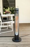 Eurom Golden 2000 Shadow Tower elektrische terrasverwarming - 2000 Watt
