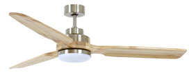 Beacon Shoalhaven Light geborsteld chroom plafondventilator 142 cm Beacon Shoalhaven Light geborsteld chroom plafondventilator 142 cm