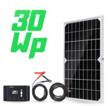 ZAAK. Topsolar 30Wp 12V zonnepanelen compleet pakket - Plug and Play ZAAK. Topsolar 30Wp 12V zonnepanelen compleet pakket - Plug and Play