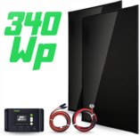 ZAAK. Topsolar 340Wp 12V zonnepanelen compleet pakket - Plug and Play ZAAK. Topsolar 340Wp 12V zonnepanelen compleet pakket - Plug and Play