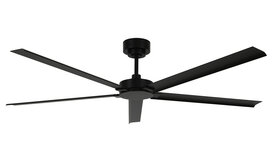 Beacon Monza zwart outdoor IP55 plafondventilator 152 cm