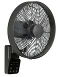 Casafan Airos Eco Design Wall II SW wandventilator zwart 40 cm