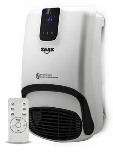 ZAAK. W-Tech 2000 Watt badkamerkachel - Handdoekenrek - IP23 - 2 standen 1000W/2000W