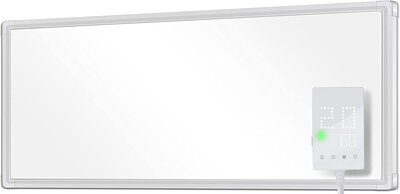 ZAAK. Thermo 800 Watt infrarood wandkachel 16 m2 - alleen wandmontage - met stekkerthermostaat