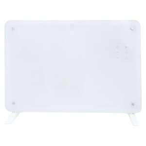 Emerio GR-133080.1 Glass convectorkachel wit - 2000 Watt - Timer - Afstandsbediening - IP24 - 60 m3