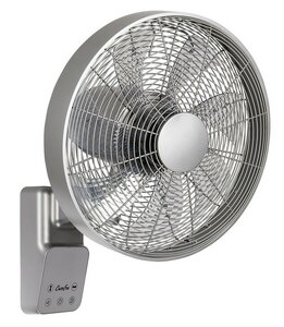 Casafan Airos Eco Design Wall TS wandventilator zilver 40 cm